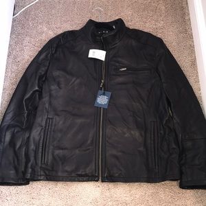 Men’s Cole Haan XXL Lambskin Leather jacket